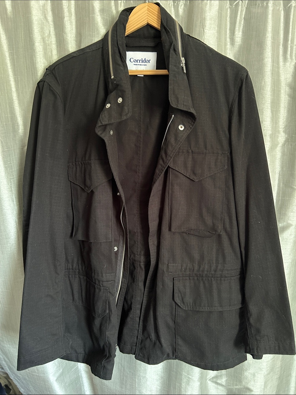 Corridor M65 Black Ripstop Military Field Jacket